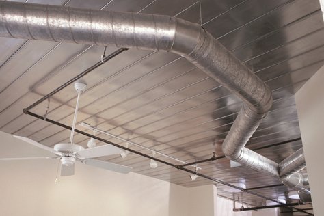 Exposed 20 ga Epicore MSR as Loft Ceiling