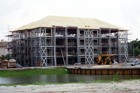 Wood Roof Trusses on Infinity Wall Panels