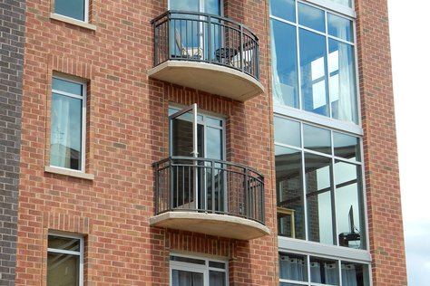 Cantilevered Concrete Balcony